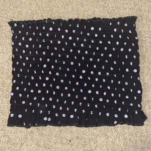 SUPER CUTE Boohoo polka dot tube top! Perfect for summer!